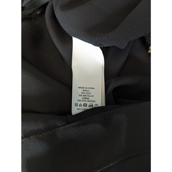 Kate Spade Size 4 Make Magic Metallic Pleated A-Line Skirt Multi Dot Silk Blend - Picture 14 of 14